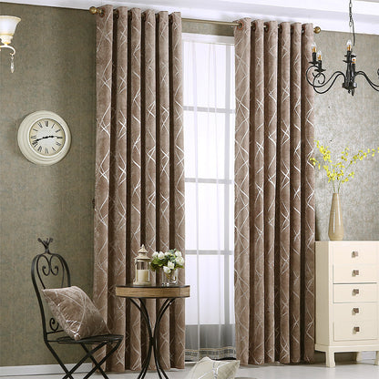 Chic Chenille Elegance Blackout Curtains