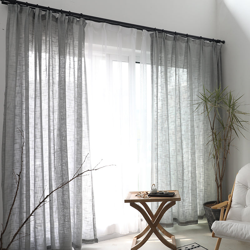 Luxe Linen & Cotton Elegance Curtains