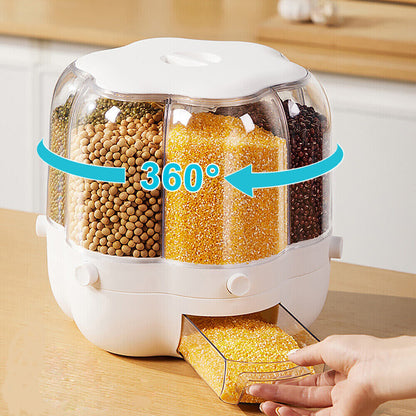 Rotatable Dry Food Dispenser