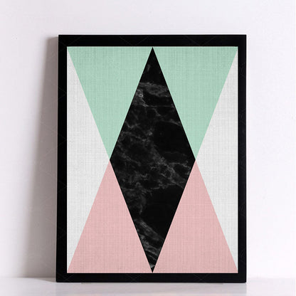 Geometric Canvas Wall Painting