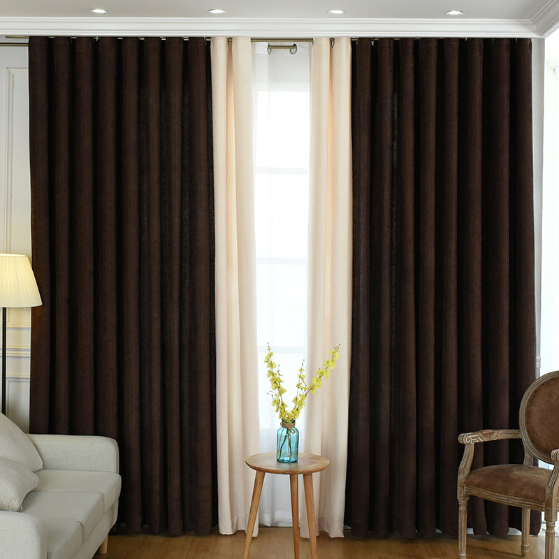 Premium Solid Color Shading Curtains