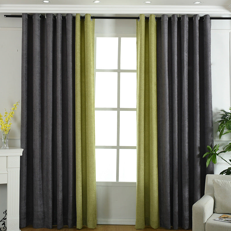 Premium Solid Color Shading Curtains