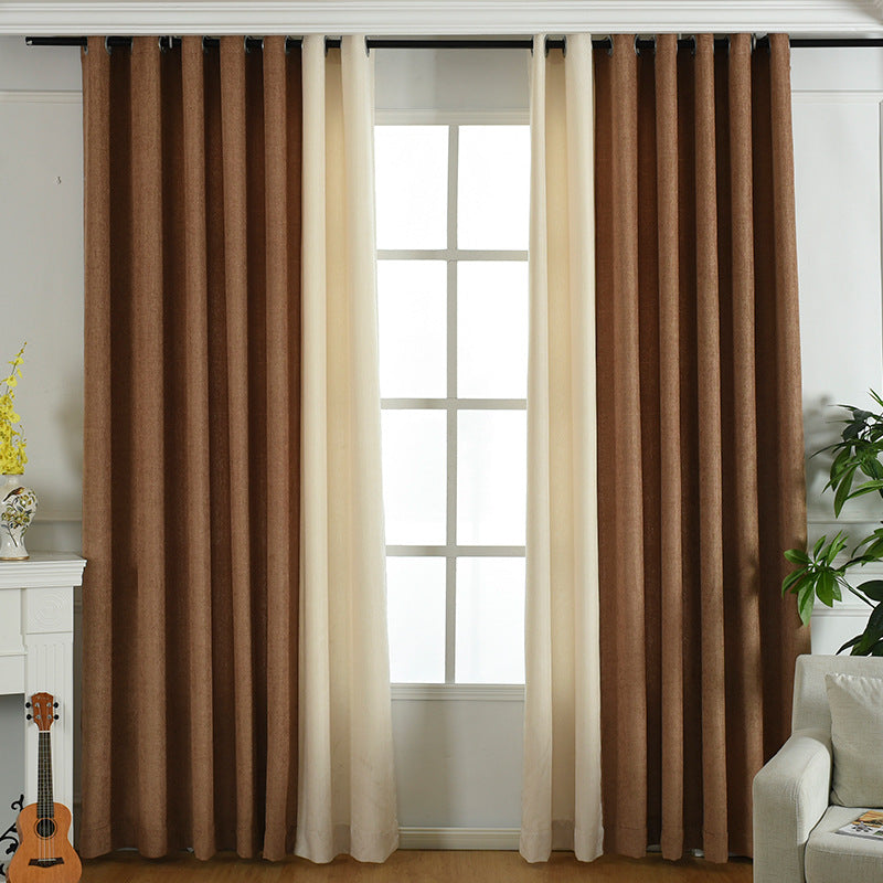 Premium Solid Color Shading Curtains