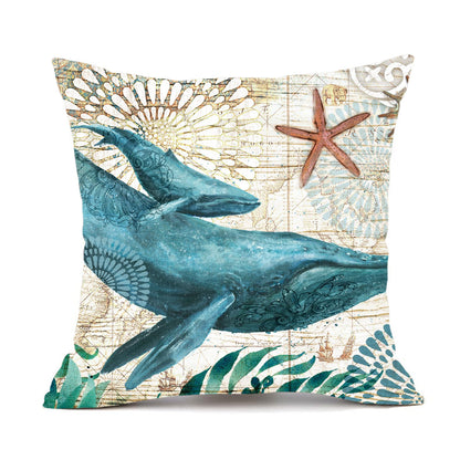 Sea Turtle Serenity Linen Pillowcases