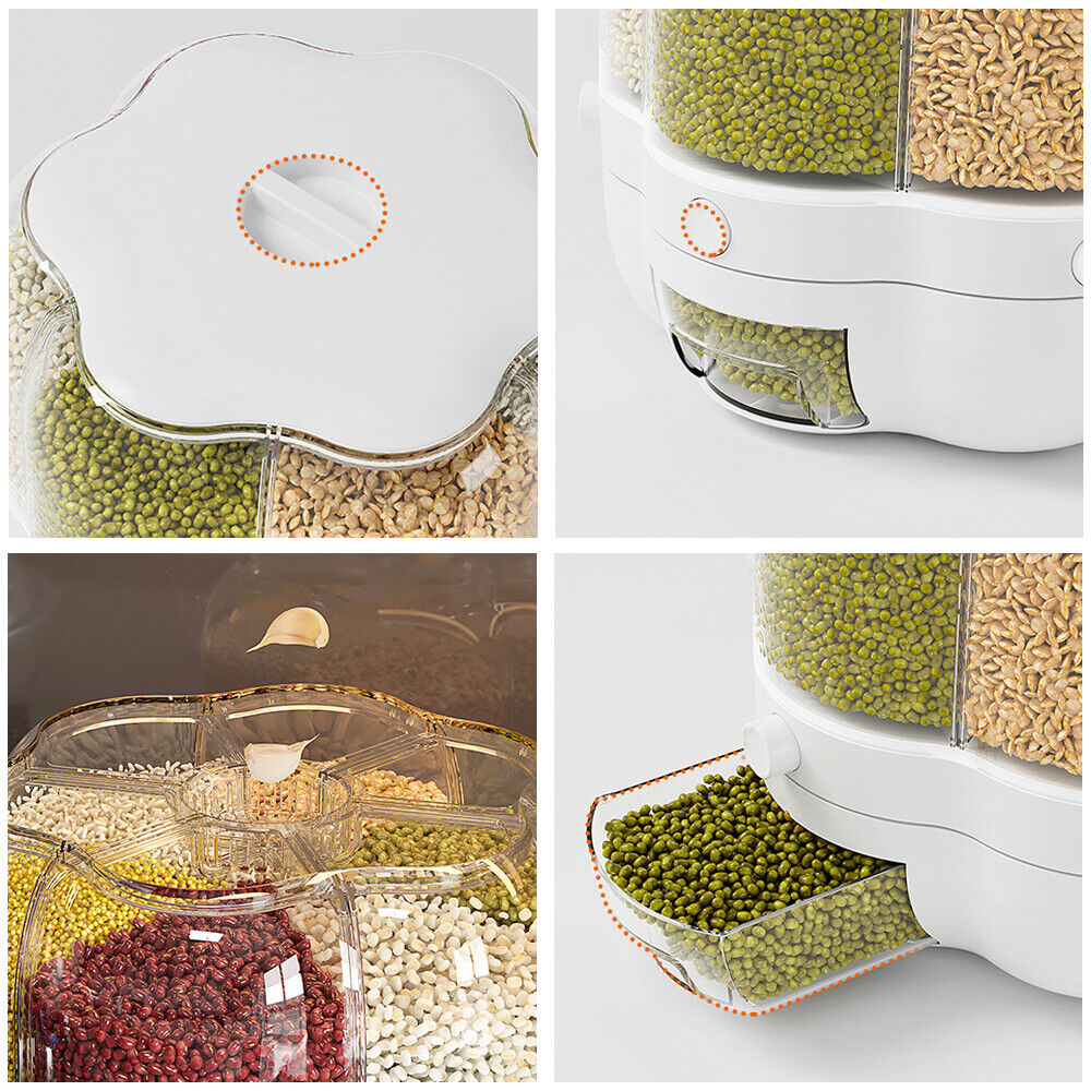 Rotatable Dry Food Dispenser