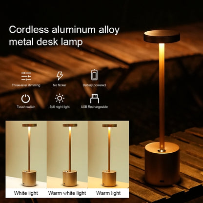 AquaGlow Touch Rechargeable Desk Lamp