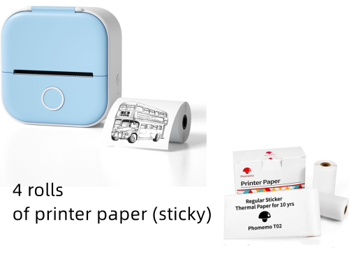 Portable Mini Thermal Label Printer