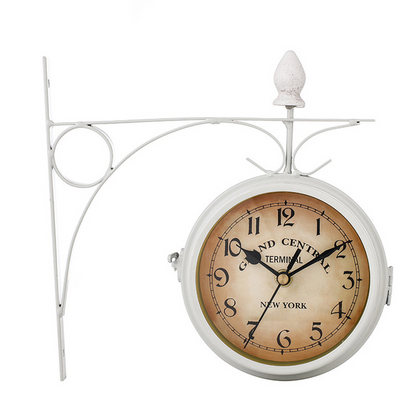 EuroElegance Double-Sided Wall Clock