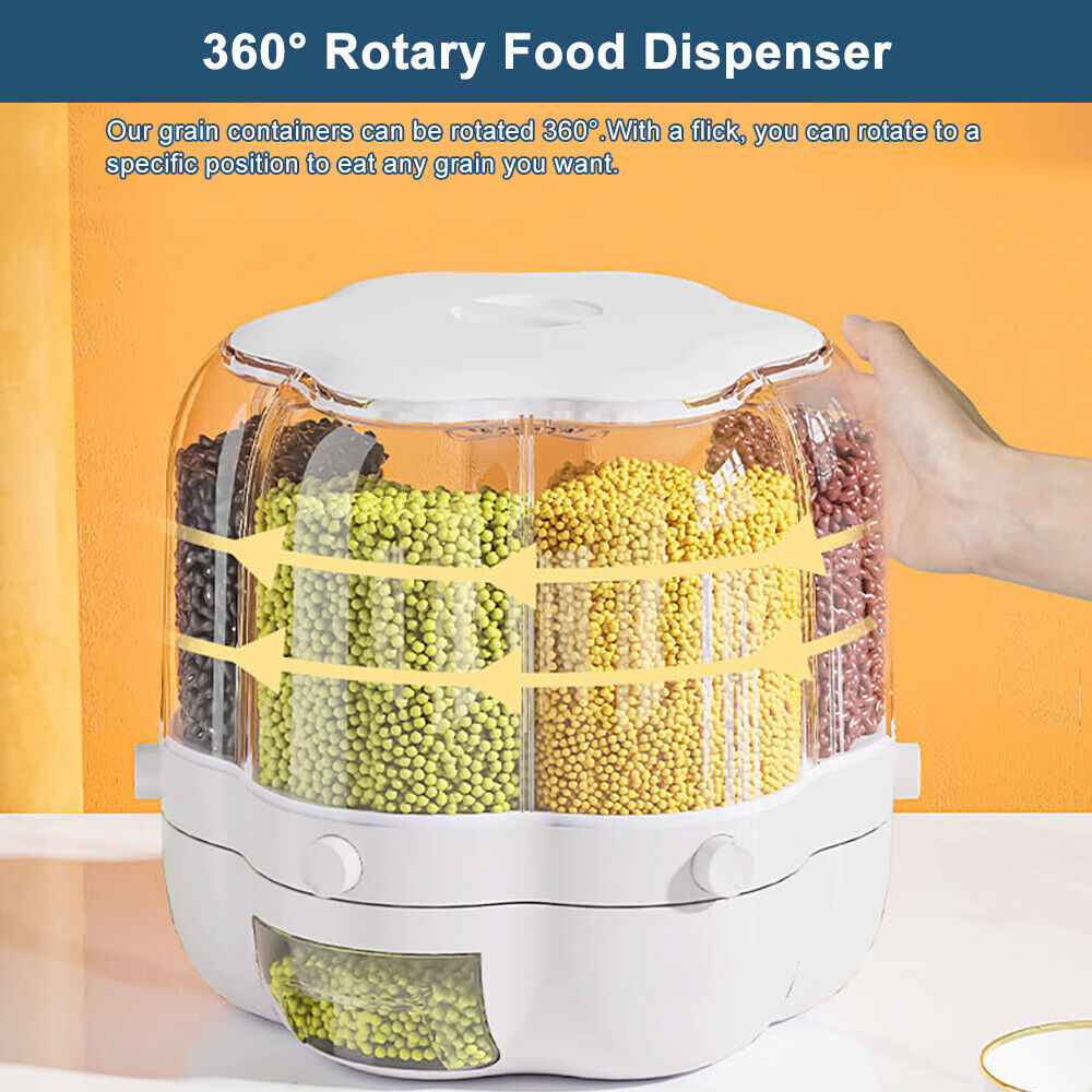 Rotatable Dry Food Dispenser