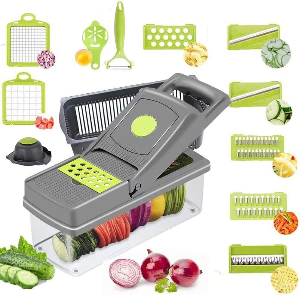 15 In 1 Ultimate Kitchen Tool Slicer/Peeler/Cutter/Dicer/Chopper