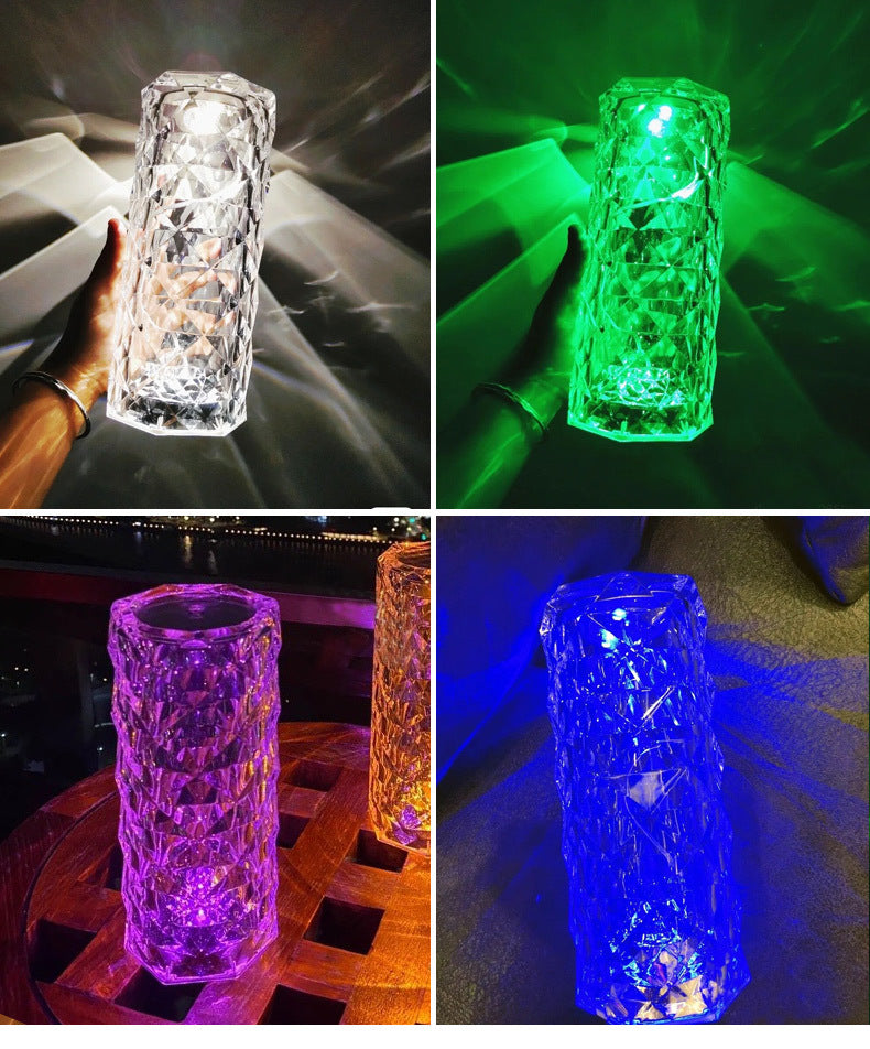 Crystal Glow Nordic USB Lamp