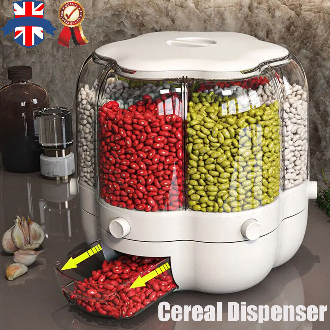 Rotatable Dry Food Dispenser