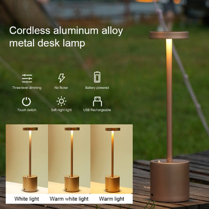 AquaGlow Touch Rechargeable Desk Lamp