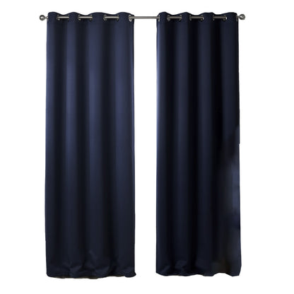 Eclipse Dreamscape Dark Blue Blackout Curtains