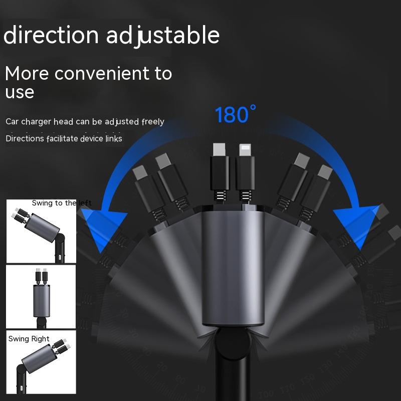 Turbocharge 100W High-Speed Car Charging Hub