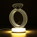 Enchanting 3D Illusion USB LED Night Light