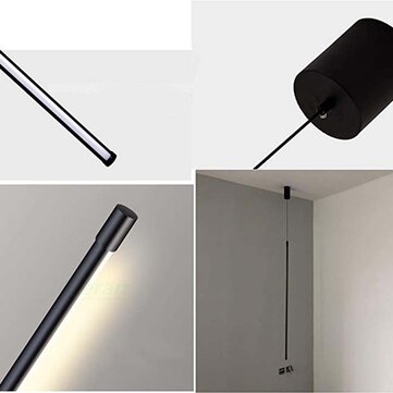 Modern Line Pendant Light in Warm shade. Eye Catching Ceiling Lights!