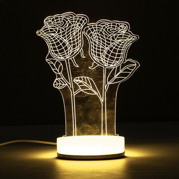 Enchanting 3D Illusion USB LED Night Light