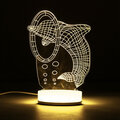 Enchanting 3D Illusion USB LED Night Light