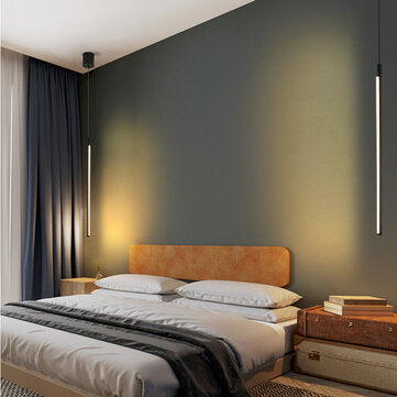 Modern Line Pendant Light in Warm shade. Eye Catching Ceiling Lights!