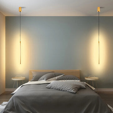 Modern Line Pendant Light in Warm shade. Eye Catching Ceiling Lights!