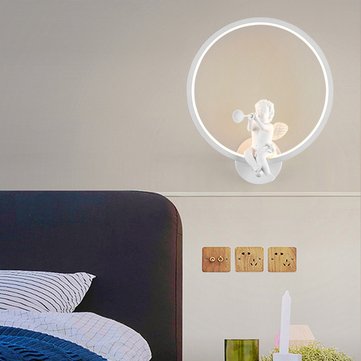 Angelic Radiance Acrylic LED Wall Lamp