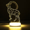 Enchanting 3D Illusion USB LED Night Light