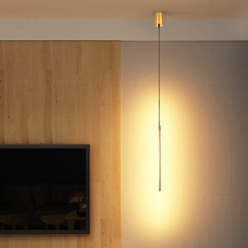 Modern Line Pendant Light in Warm shade. Eye Catching Ceiling Lights!